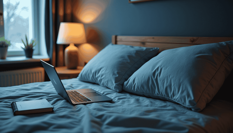 Bedroom with electronics