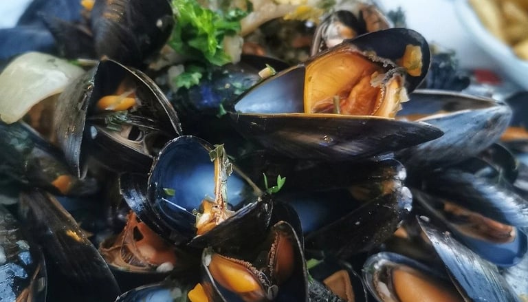 Tapa de mejillones