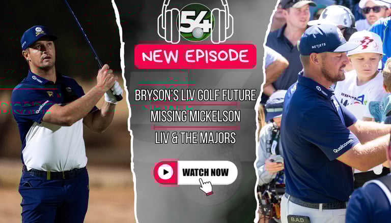 New 54 Golf podcast available now (Photos: LIV Golf)