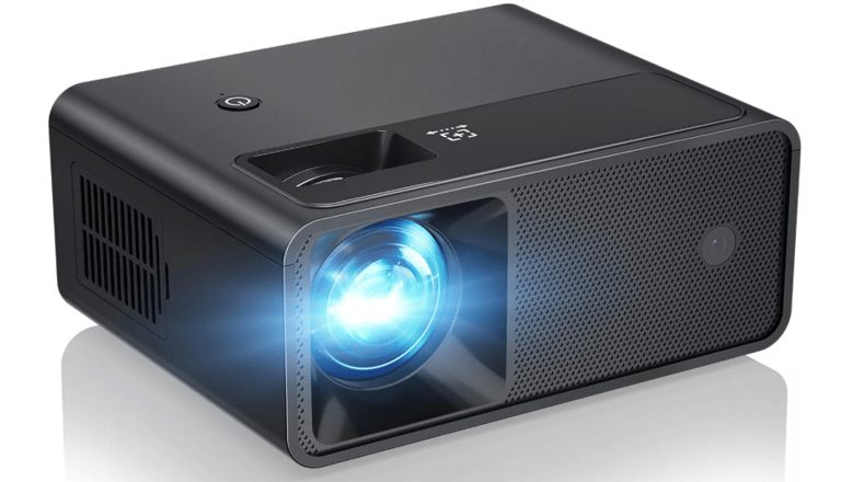 mini projector in black