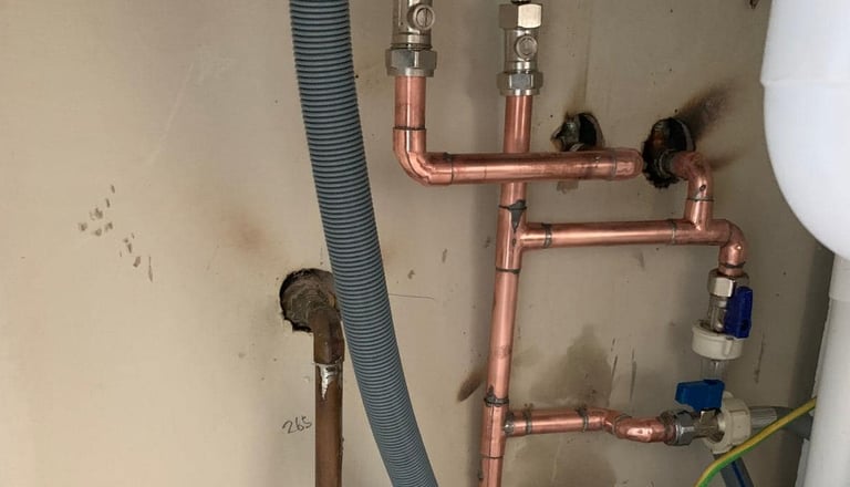 AXM Plumbing Services completing a bathroom fitting in Worcester