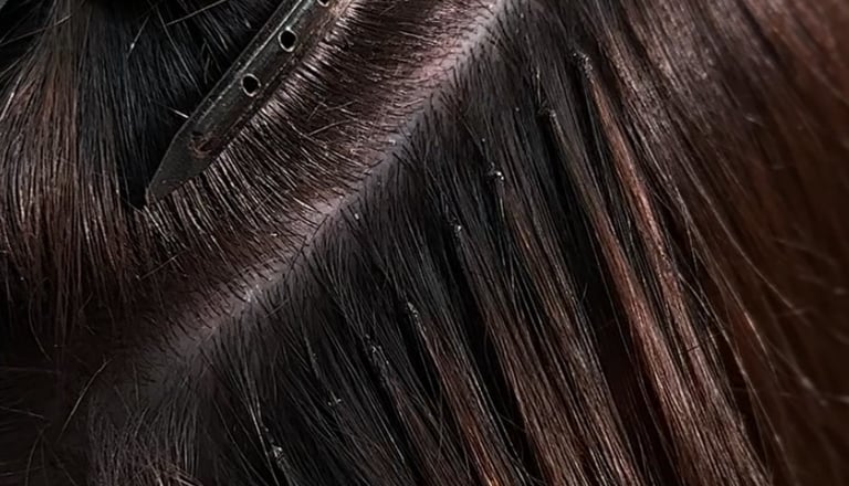 Przedłużanie włosów metodą na żimno