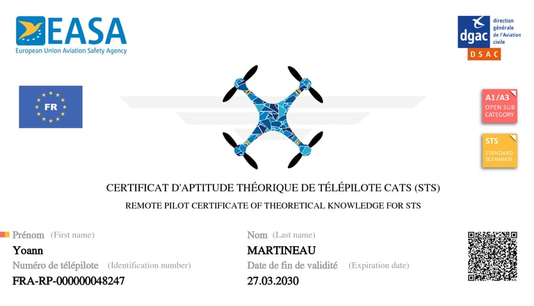 Cartification drone CATS STS01