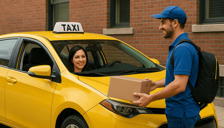 yellow cab taxi service Reliable delivery service in orange county