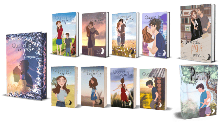 Tous les livres d'Elisa Alberte, disponibles à la commande directement auprès de l'auteure.