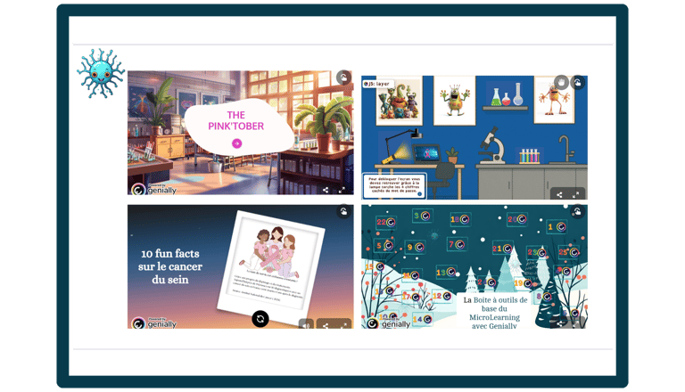 Conception de decoments et ressources pédagogiques interactifs