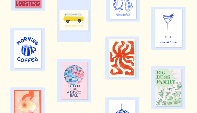 shop boutique illustration affiche print Panaco