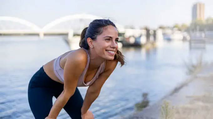 Happy Women after going for a jog, post massage recovery in wollongong