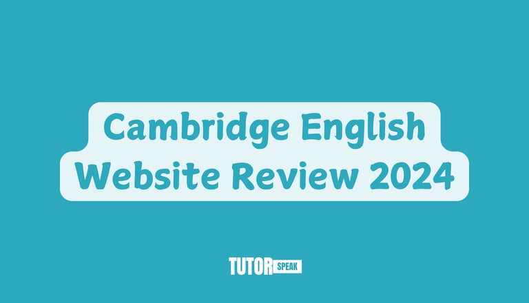 Cambridge English Website Review 2024