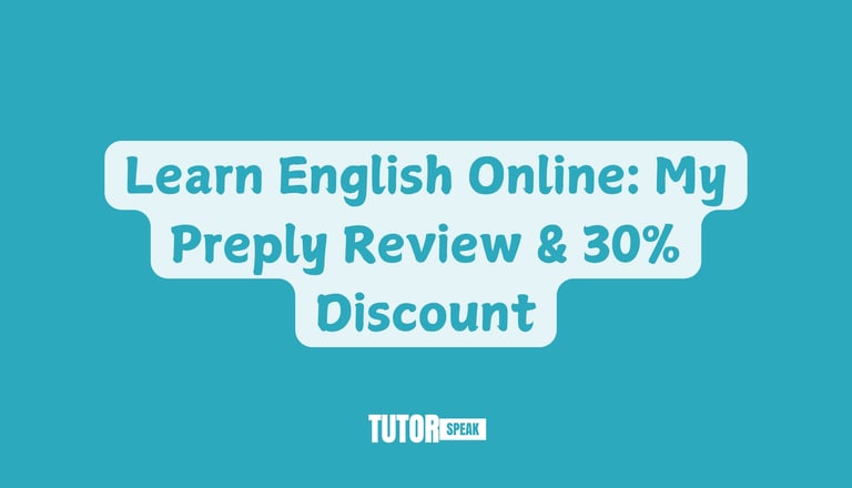 Learn English Online: My Preply Review & 30% Discount