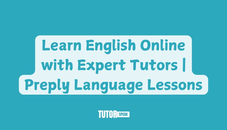 Learn English Online with Expert Tutors | Preply Language Lessons