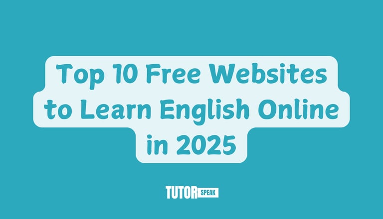 Top 10 Free Websites to Learn English Online in 2025