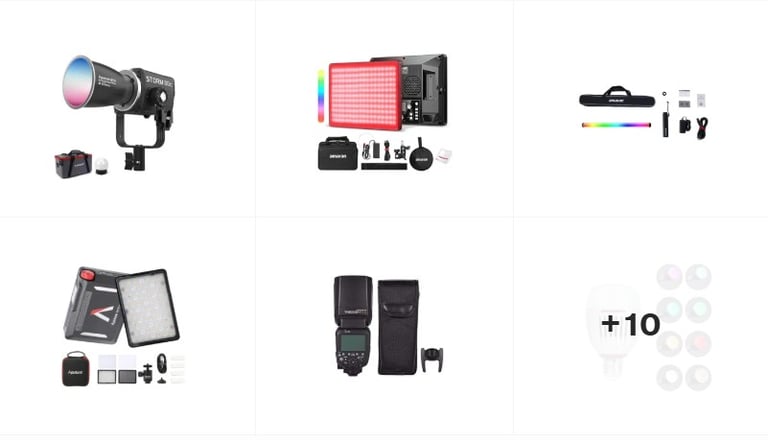 Video and Photo Lighting Kit 