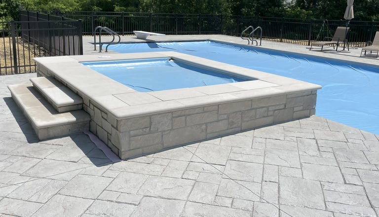 stone patio construction Geneva Lake Wisconsin
