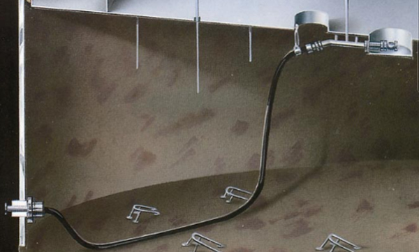 Detalle de Sistema de Drenaje deTecho Flotante con Manguera