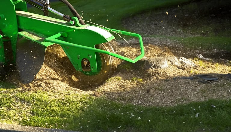 Noblesville stump grinding