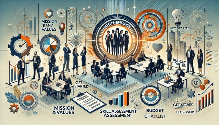 a business presentation of a business meeting