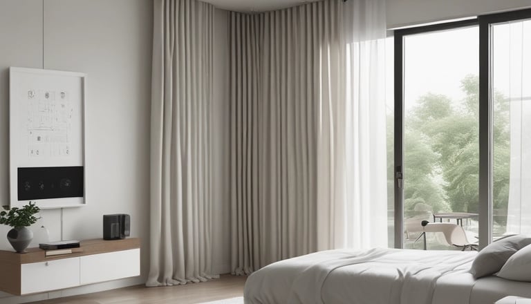 A couple of lights that are on a wall