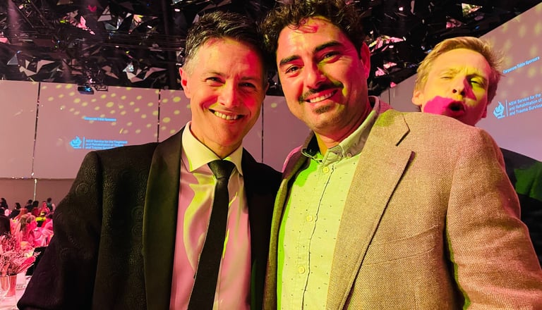 With Victor Dominello 