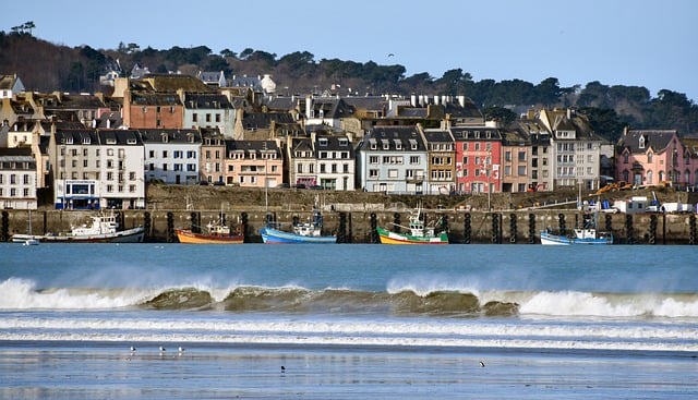 Maisons colorées de douarnenez