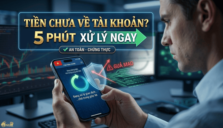 TIỀN CHƯA VỀ TÀI KHOẢN? 5 PHÚT XỬ LÝ NGAY