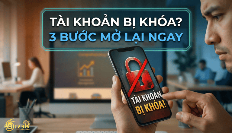 TÀI KHOẢN BỊ KHÓA? 3 BƯỚC MỞ LẠI NGAY