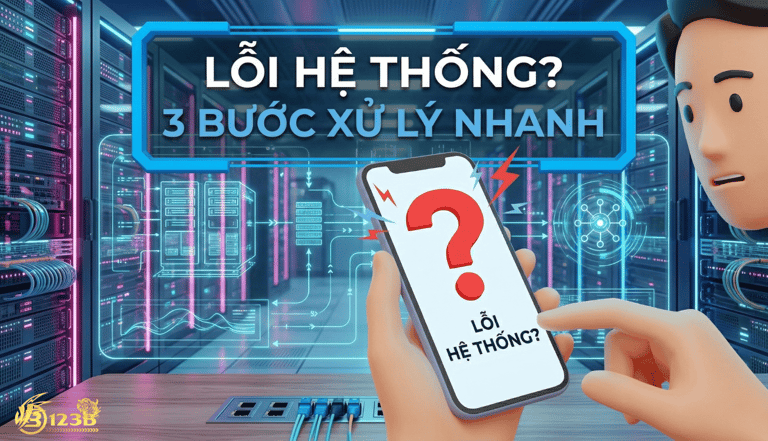 LỖI HỆ THỐNG? 3 BƯỚC XỬ LÝ NHANH