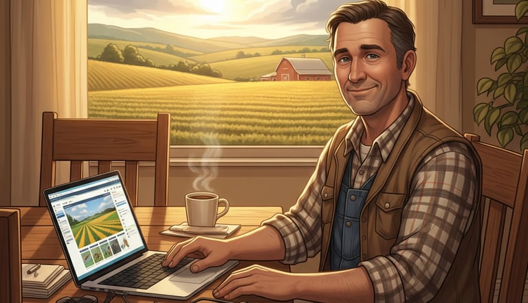 How to Build a Farm Website, Grab some coffee and lets chat.
