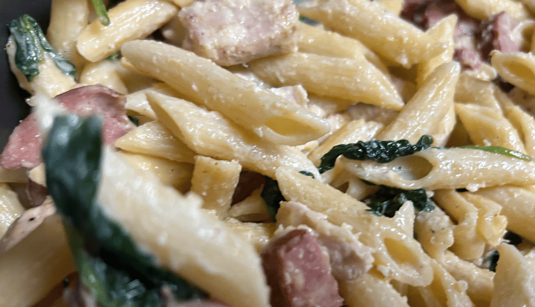 Sausage, Chicken, Noodle dinner sample image by Flavorful Bites.