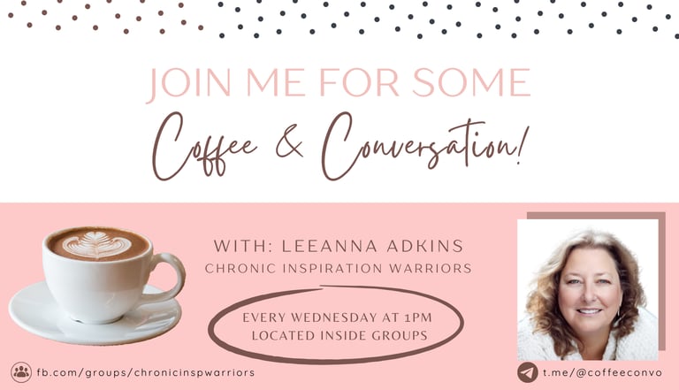 Coffee & Conversation - Wednesdays at 1pm