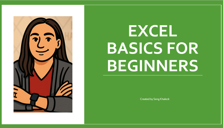a woman with her arms crossed and the words exceling basics for excel excel