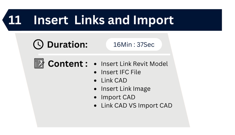 Revit Insert  Links and Import