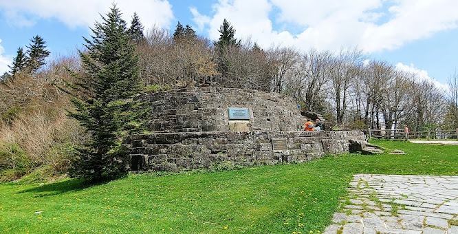 Smoky Mountains, N. Carolina - President Roosevelt dedicated Newfound Gap & Memorial in 1940