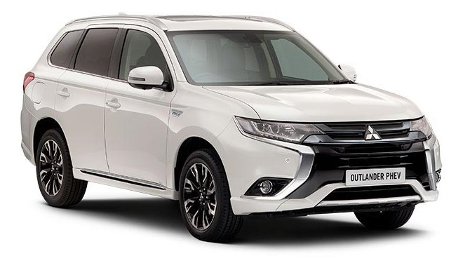 a white suv with a black and white background