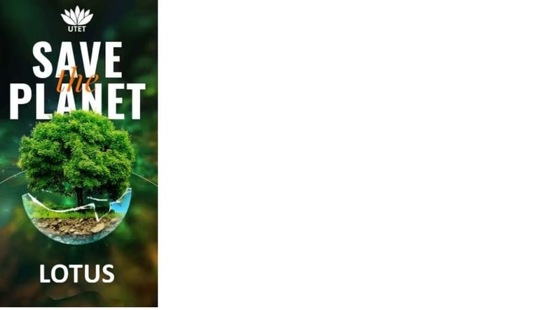 Utet Lotus Plasma Thermen Save the Planet Banner