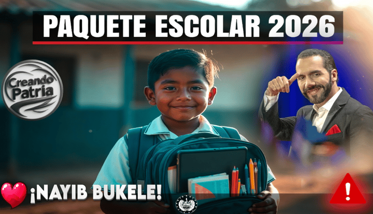 Bukele entrega paquetes escolares 2026 con tecnología incluida en Santa Ana — El Salvador que avanza