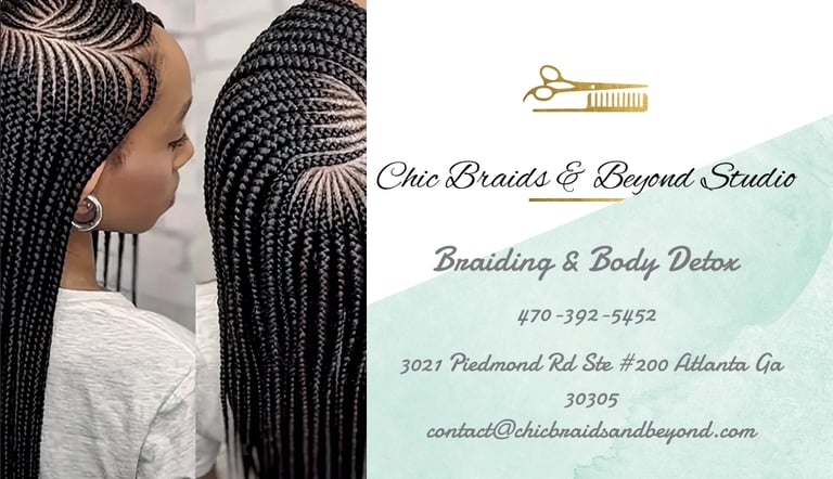 Contact Card For Chic Braids and Beyond Studio - Atlanta