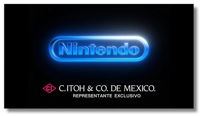 Foto extraída do comercial da Nintendo representado pela C. Itoh 1989 Mexico 