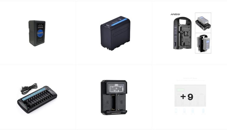 Video Production Batteries