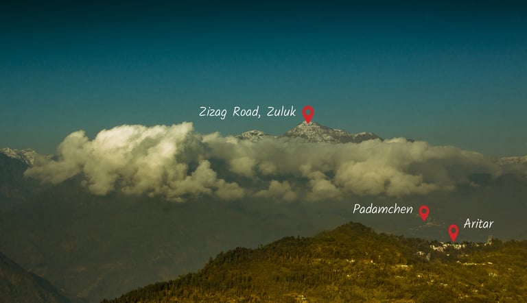 ZigZag Road, Zuluk view from Crosshill Pedong