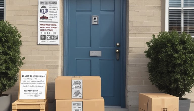 a bunch of boxes on a pallet