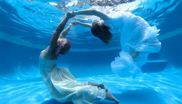 underwater bridesmaids pompano beach 