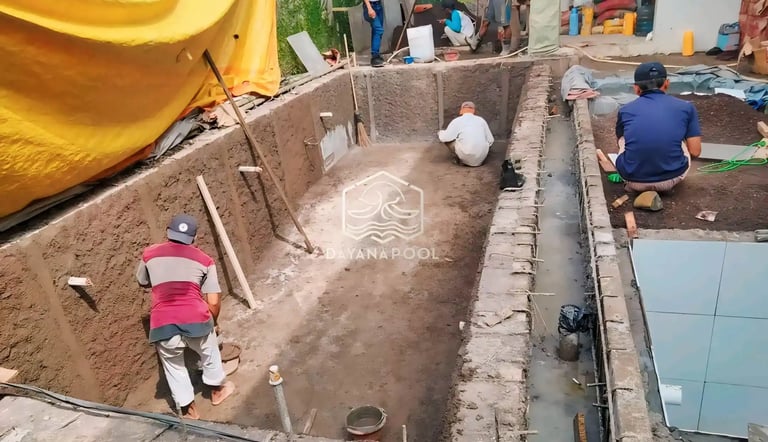 Kontraktor DayanaPool merancang kolam Jacuzzi custom