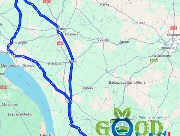 Oyas Royan, Rochefort, Pons, Saintes