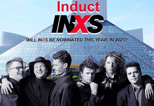Induct INXS visits The Rock Hall