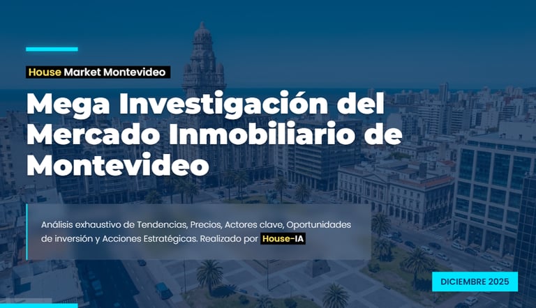 House Market Montevideo: Mega Investigación del Mercado Inmobiliario de Montevideo