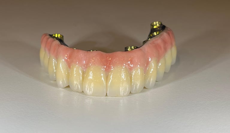 Rehabilitación en Zr sobre barra blender