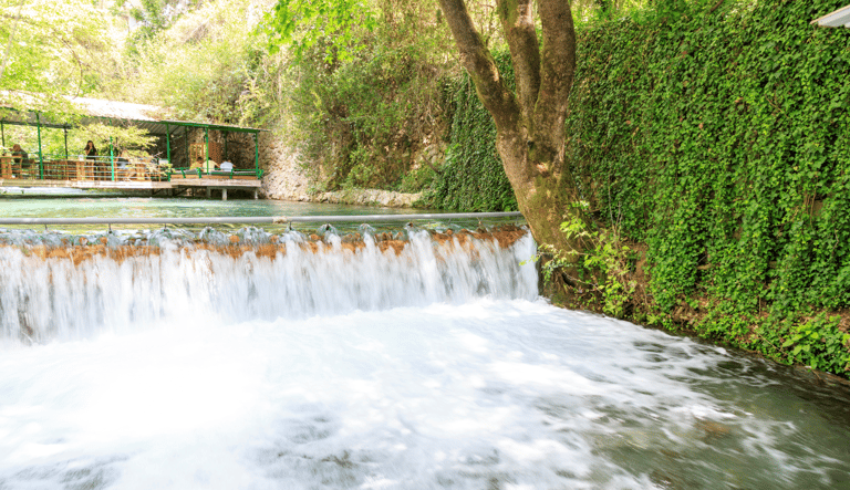 a waterfall in Yuvarlakçay, Köyceğiz, one of the best places to visit in Dalyan