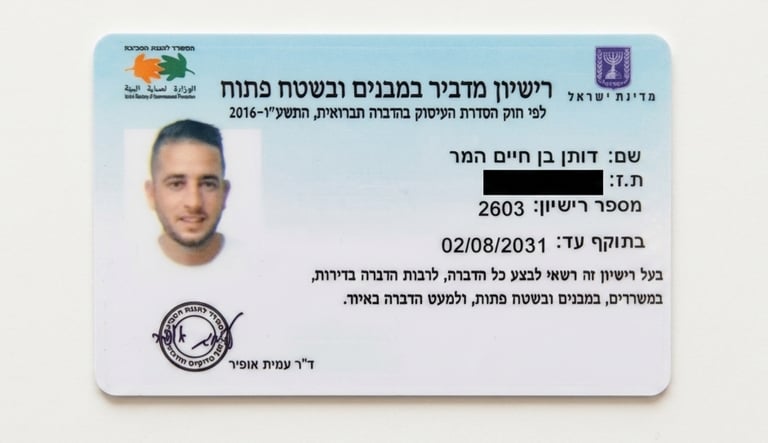 מדביר מוסמך
