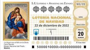 decimo de la lotería nacional de navidad